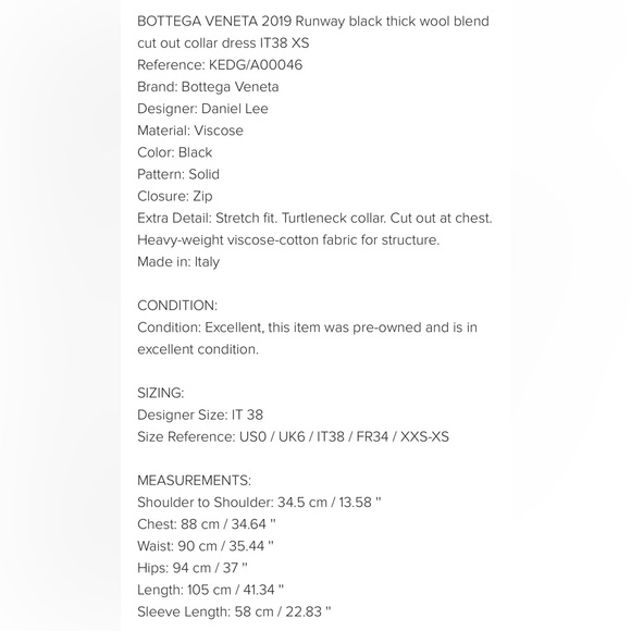 Bottega Veneta 2019 Runway Knit Collar Midi Dress - Picture 7 of 7